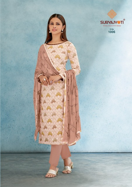 Suryajyoti Kiana vol-1 Cotton Designer Dress Material